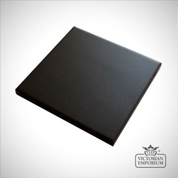 Black Floor Tile Victorian Path 10cm Squares Large
