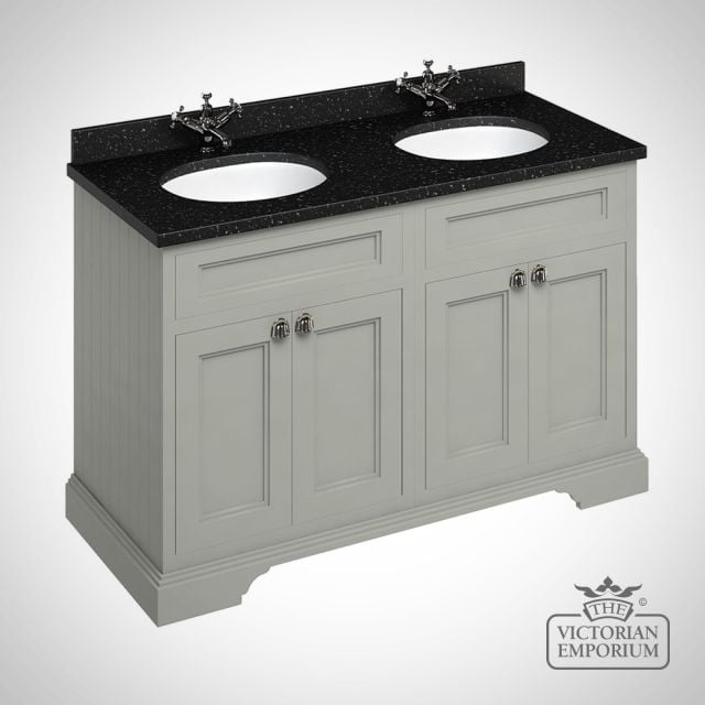 Freestanding Vanity Unit With Doors Olive Fc9o Black