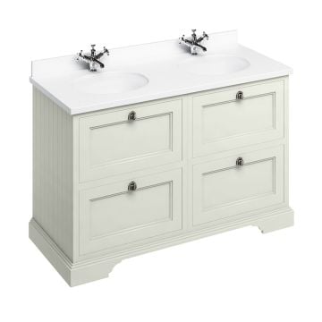 Freestanding Vanity Unit With Drawers Sand Fc10s White 1