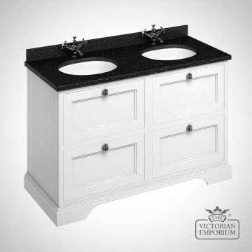 Freestanding Vanity Unit With Drawers White Freestanding Vanity Unit With Drawers White Fc10w Black