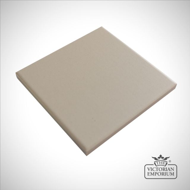 White Black Floor Tile Victorian Path 10cm Squares Large