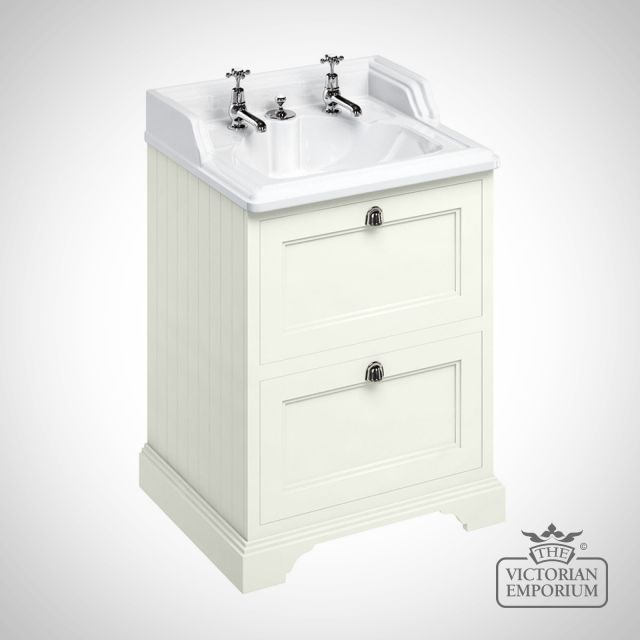 Freestanding Vanity Unit With Drawers Sand Ff9s B14