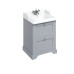 Freestanding Vanity Unit With Drawers Grey Ff9g B15 1th