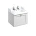 Wall-hung-65cm-vanity-unit-single-drawer-white-basin-2-tap-hole-fw1o black-fw1w b15-2th