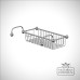 Victorian bath rack bathroom wall mounted porcelain and chrome a50chr