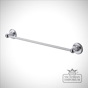 Victorian Towel Holder Bathroom Wall Mounted Porcelain And Chrome A7chr