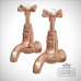 Rose-gold pair-of-taps bib003