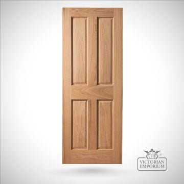 Oak 4 Panel Internal Door - can be pre finished or Fire Door