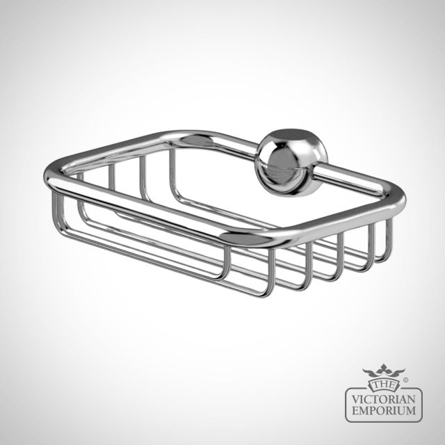 Chrome Soap Basket For Vertical Riser V23 Co