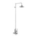Thermostatic Exposed Shower Valve Single Outlet With Rigid Riser And Swivel Shower Arm With 6 Inch Rose Bsf1s