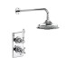 Thermostatic single outlet concealed shower valve with fixed shower arm with 6 inch rose tf1s-2