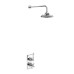Thermostatic Single Outlet Concealed Shower Valve With Fixed Shower Arm With 6 Inch Rose Tf1s
