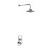 Thermostatic Single Outlet Concealed Shower Valve With Fixed Shower Arm With 6 Inch Ros Vf1s