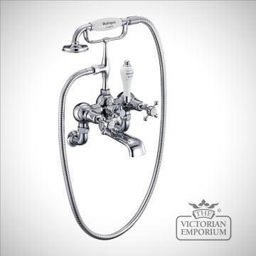 Bath Shower Mixer Tap In Chrome Wall Mounted Cl17 Co 1