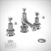 Three 3 holechome basin tap ker12-co