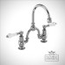 Two 2 hole mixerchome basin tap ke27-w1-co