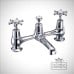 Two 2 hole mixerchome basin tap bi10-co-1