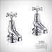 Two 2 hole mixerchome basin tap bir1-co-1
