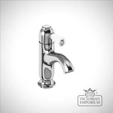 Fulham curved spout basin mixer