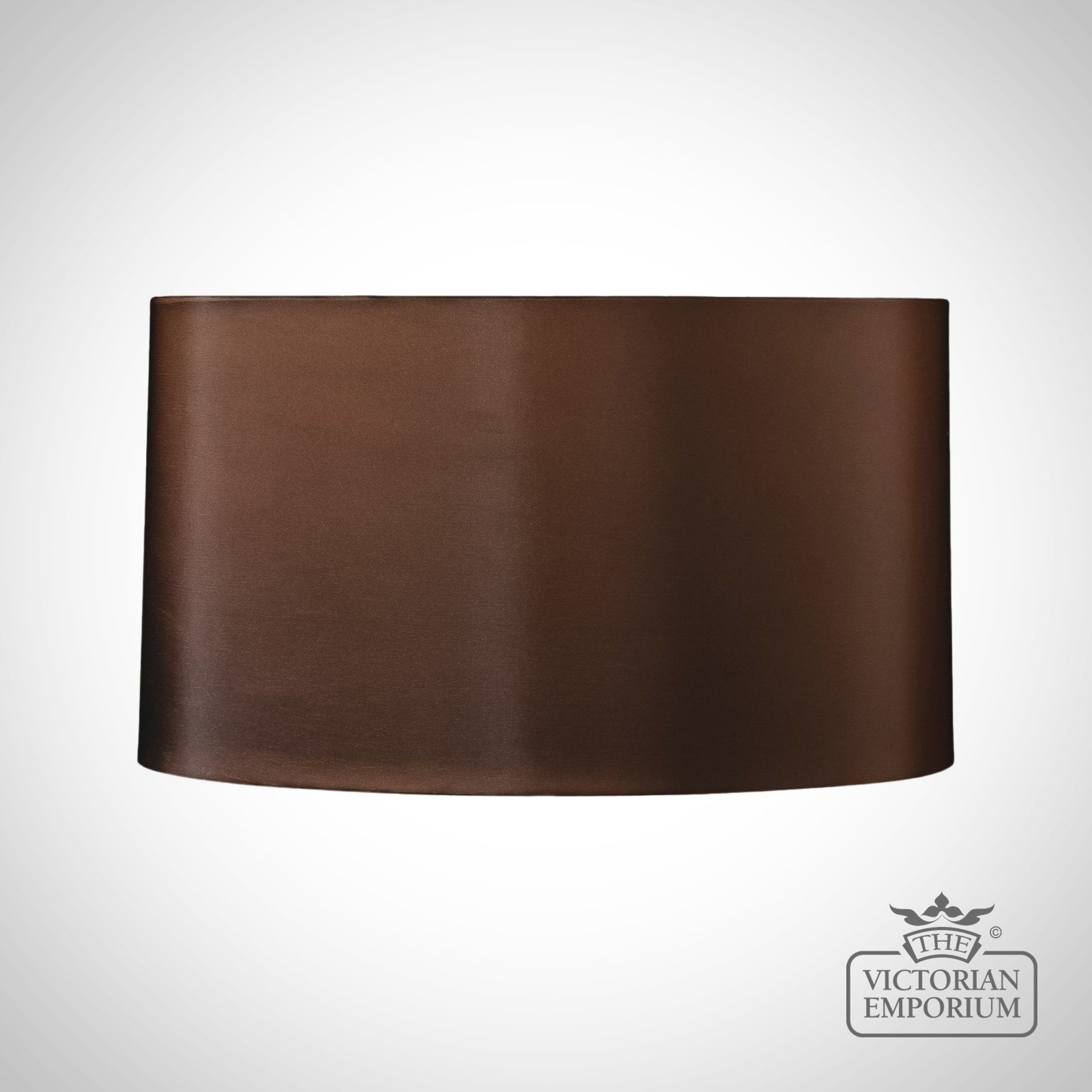 Cylinder Lamp Shade in Brown - 42cm