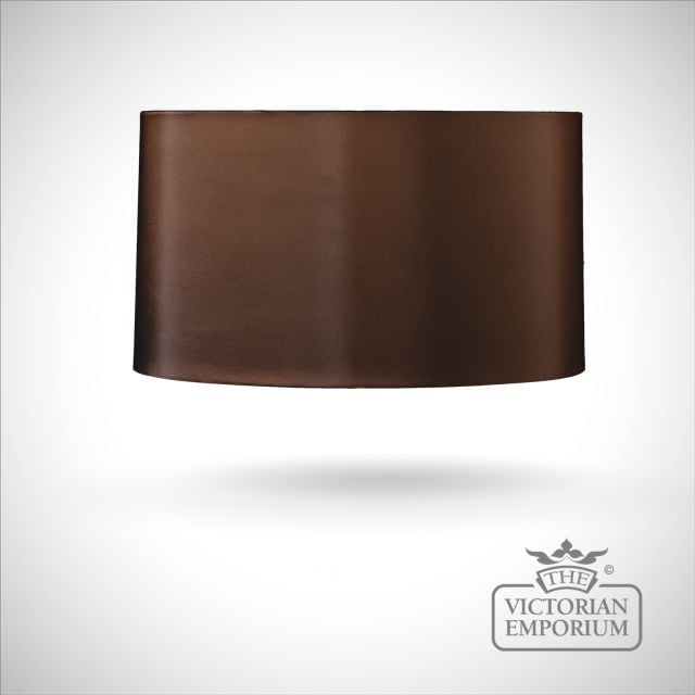 Cylinder Lamp Shade in Brown - 42cm