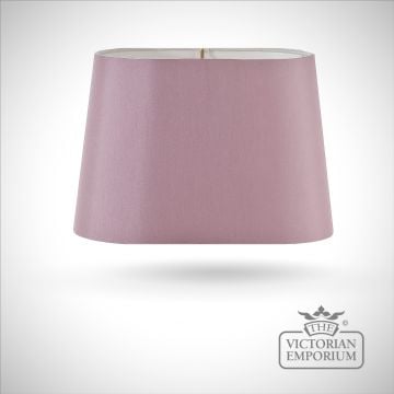 Tapered Oval Lamp Shade in Amethyst - 39cm