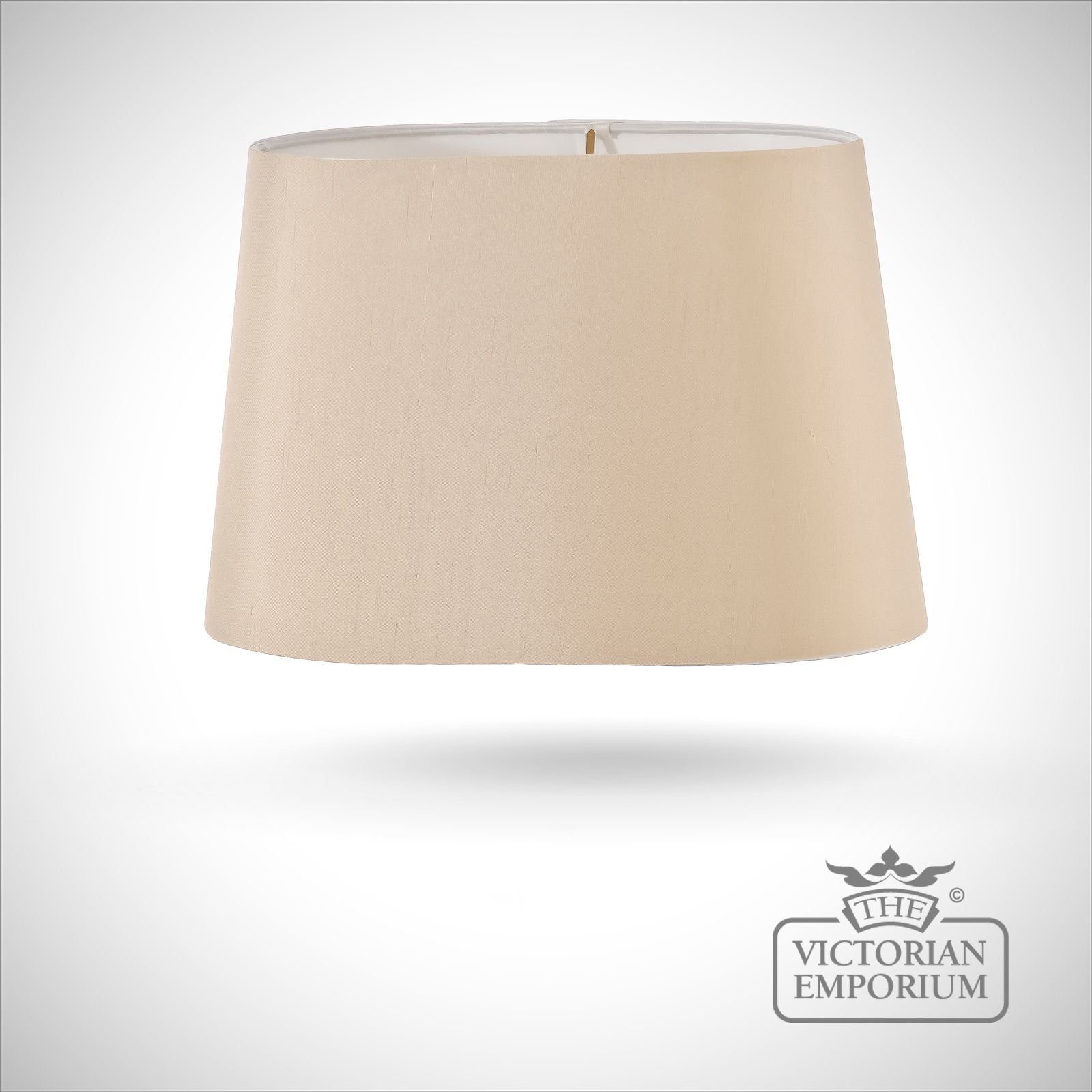 Tapered Oval Lamp Shade in Camel - 39cm