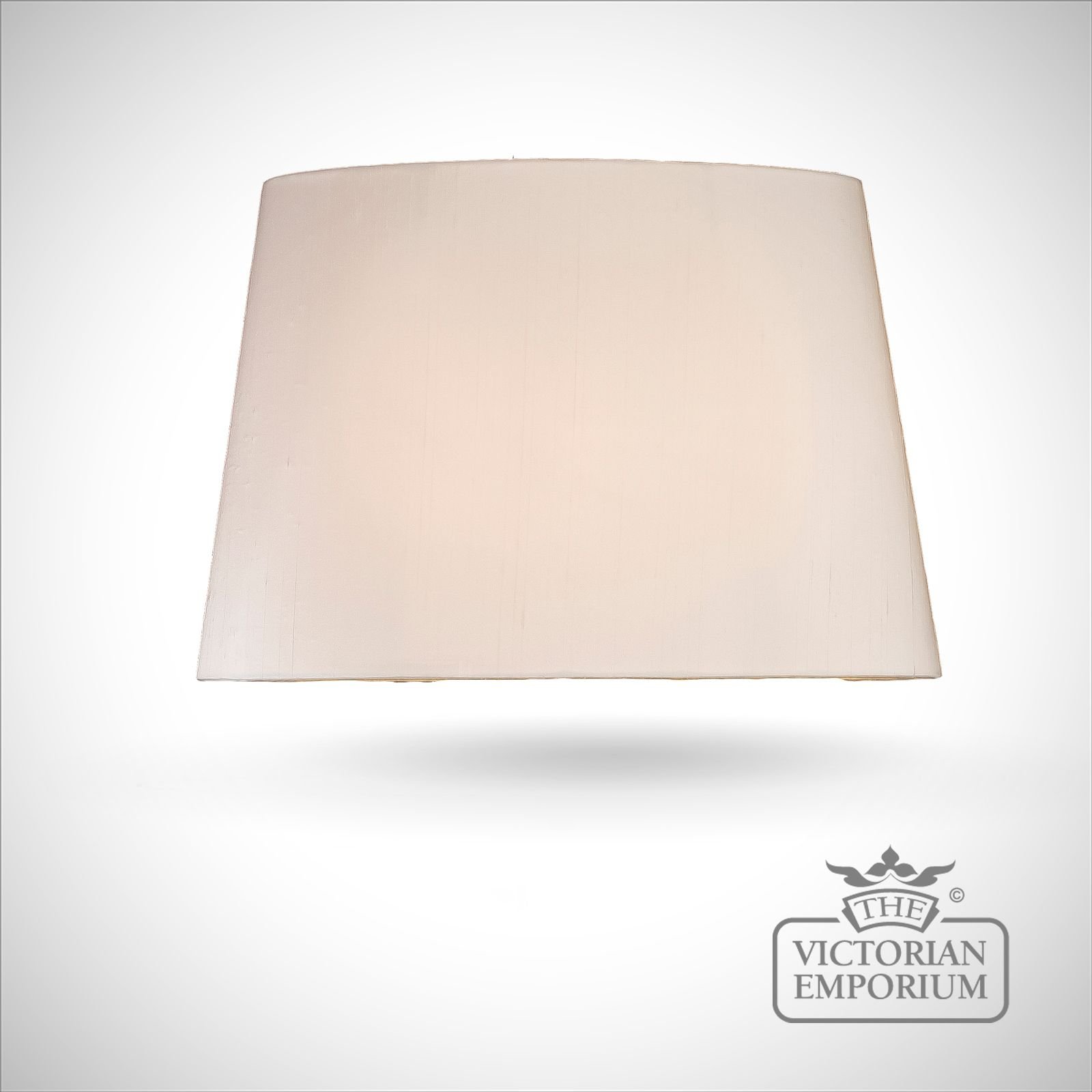 Tapered Oval Lamp Shade in Oyster - 53cm