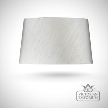 Tapered Cylinder Lamp Shade in Oyster - 43cm