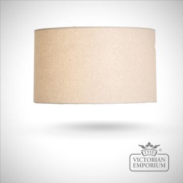 Tapered Cylinder Lamp Shade in Oyster - 43cm