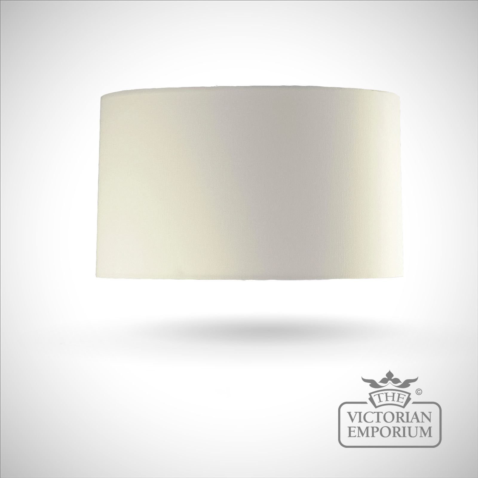 Cylinder Lamp Shade in Cream - 42cm