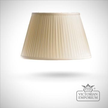 Cotton Fine Pleat Ivory Lamp Shade