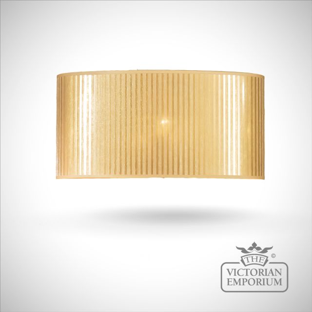 Oval Lamp Shade Gold Striped 40cm Lamp shades