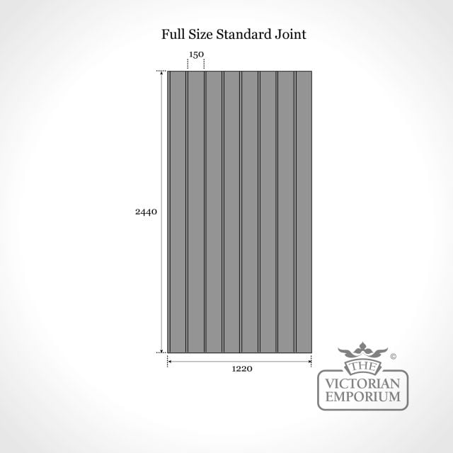 Wall Panelling Traditional Hall Classic English Gn Full Size Standard Joint
