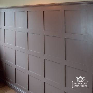 Wall Panelling Traditional Hall Classic English Job Open Back Insitu