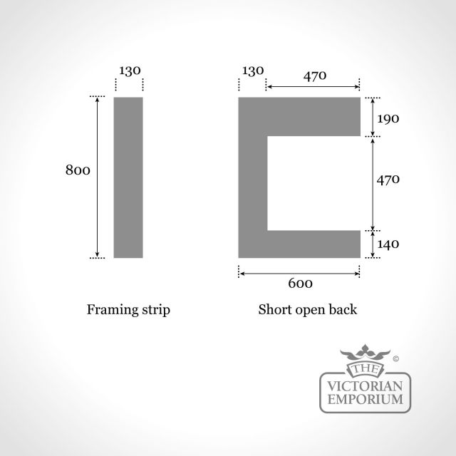 Large open square half height wall panelling