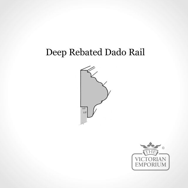 Deep Rebated Dado for Wall Panelling Kits
