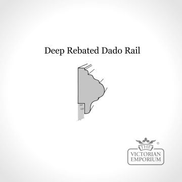 Mouldings For Wal Paneling Deep Rebated Dado Rail