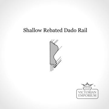 Shallow Rebated Dado for Wall Panelling Kits