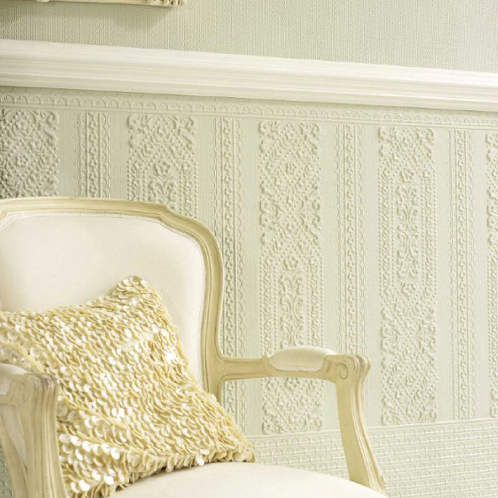 Lincrusta Wallpaper Dado Panel VE1966 Lincrusta Wallpaper