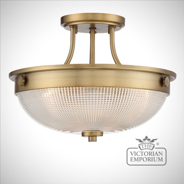 Mantlepiece Semi Flush Ceiling Light