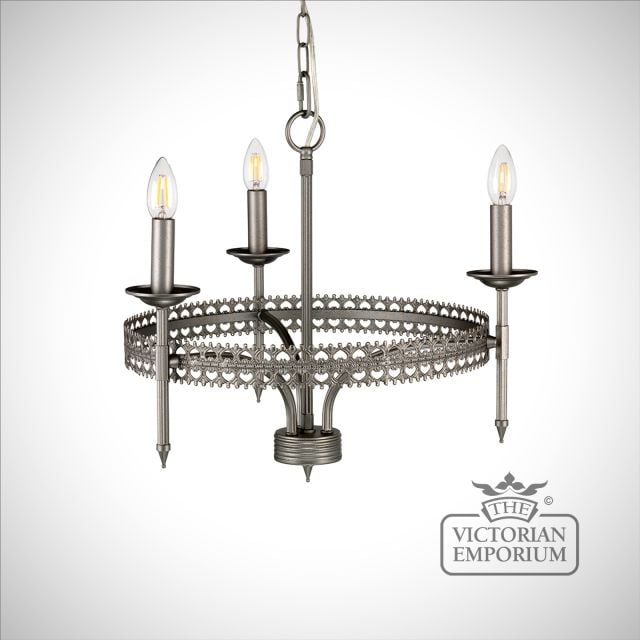 Crown Three Light Pendant