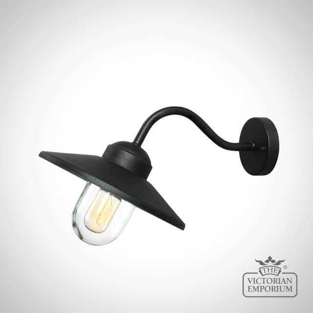 Klampenborg wall lantern in black