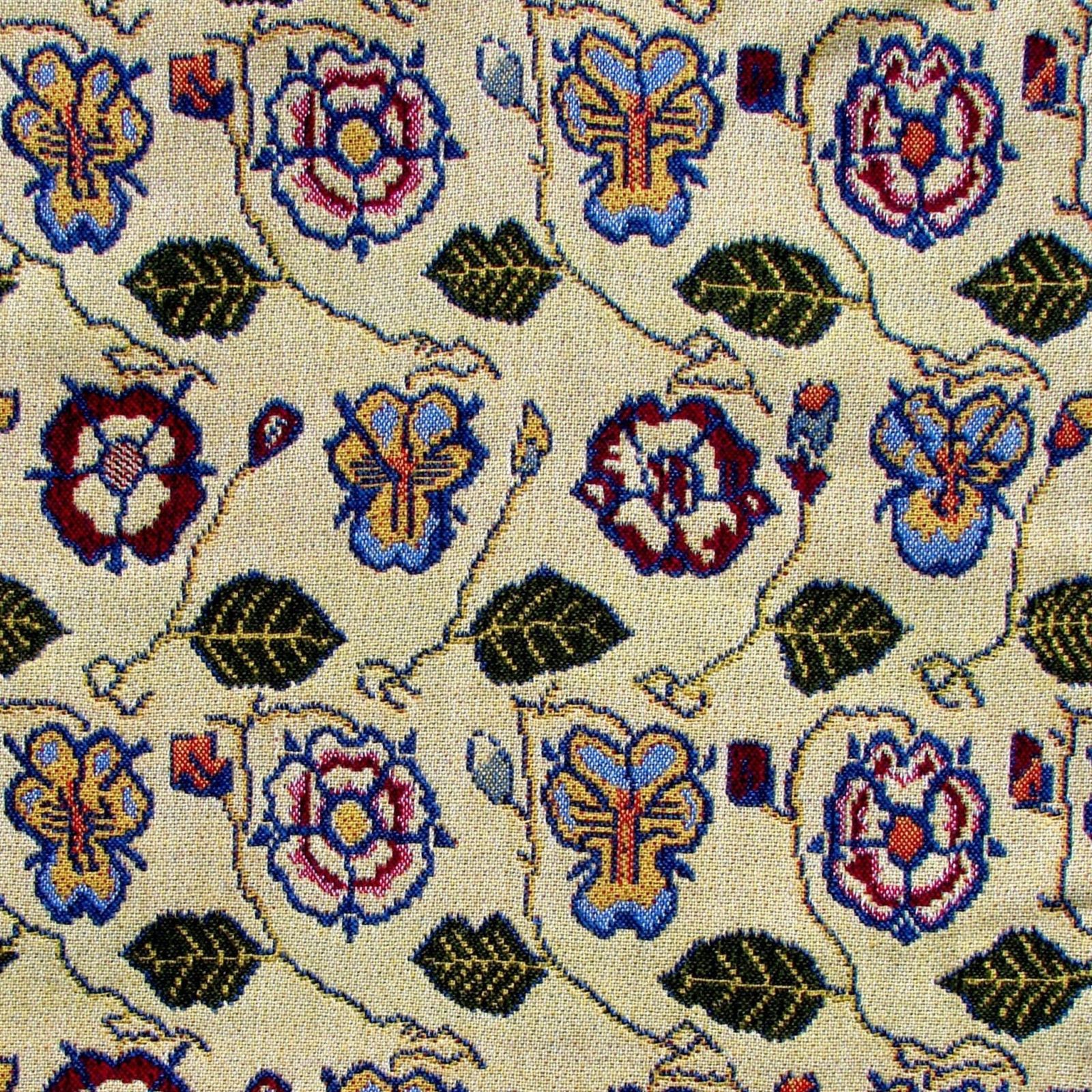 Rose and Pansy Fabric