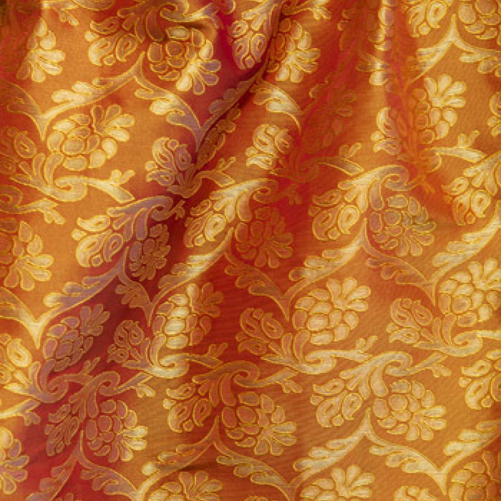Portia Fabric Gold or Sunstone 100 Silk