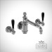 Black-bathroomware-traditional-classic-arc16-chrome blacklever