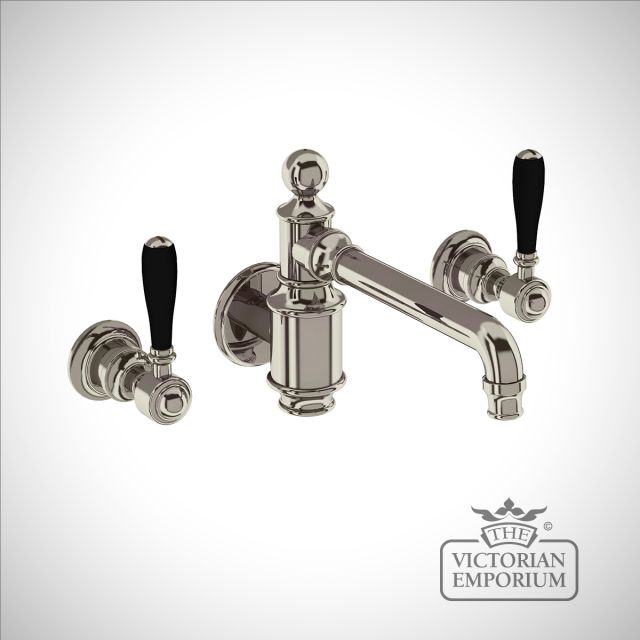 Black Bathroomware Traditional Classic Arc16 Nickel Blacklever