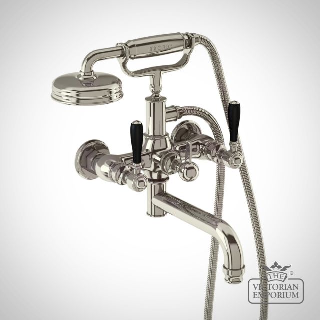 Black Bathroomware Traditional Classic Arc19 Nickel Blacklever