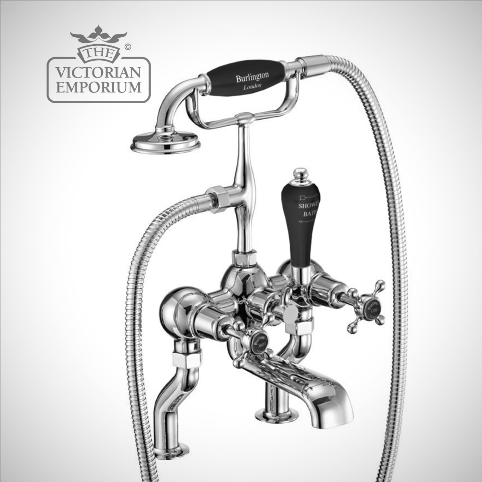 Clearmont Deck mounted bath and shower mixer
