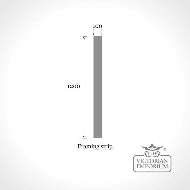 100mm X 1200mm Framing Strip For Wall Panelling